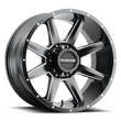 Load image into Gallery viewer, Raceline 954M Stryker 20x9in / 6x139.7 BP / 0mm Offset / 106.1mm Bore - Satin Black &amp; Milled Wheel