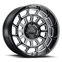 Load image into Gallery viewer, Raceline 955M Warp 20x9in / 8x170 BP / 0mm Offset / 125.2mm Bore - Satin Black &amp; Milled Wheel