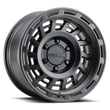 Load image into Gallery viewer, Raceline 957B Halo 17x8.5in / 5x127 BP / 0mm Offset / 78.1mm Bore - Satin Black Wheel