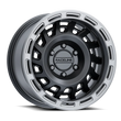 Load image into Gallery viewer, Raceline 957BS Halo 18x9in / 5x150 BP / 18mm Offset / 110.3mm Bore - Black &amp; Silver Lip Wheel