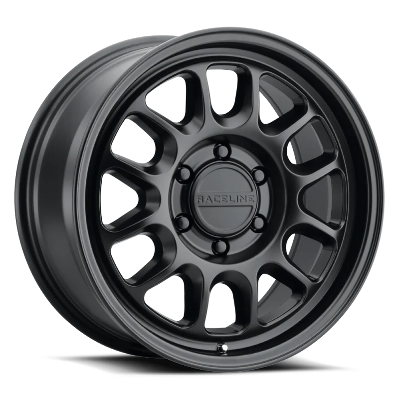 Raceline 958B Rogue 18x9in / 5X150 BP / 18mm Offset / 110.5mm Bore - Satin Black