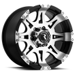 Load image into Gallery viewer, Raceline 982 Raptor 16x8in / 8x165.1 BP / 0mm Offset / 130.81mm Bore - Black &amp; Machined Wheel