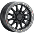 Load image into Gallery viewer, Raceline A14BG Alpha 15x10in/4x156 BP/10mm Offset/132.5mm Bore- Blk &amp; Gunmetal Ring Beadlock Wheel