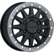 Load image into Gallery viewer, Raceline A14BG Alpha 17x7in/5x114.3 BP/25mm Offset/68mm Bore- Blk &amp; Gunmetal Ring Beadlock Wheel