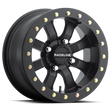 Load image into Gallery viewer, Raceline A71B Mamba 15x7in / 4x156 BP / 0mm Offset / 132.5mm Bore - Satin Black Beadlock Wheel