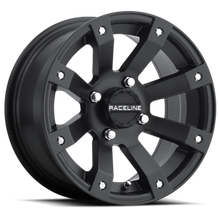 Load image into Gallery viewer, Raceline A79 Scorpion 12x7in / 4x136.5 (10mm) BP/5+2 10mm Offset/110.18mm Bore - Satin Black Wheel