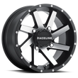 Load image into Gallery viewer, Raceline A82M Twist 14x7in / 4x137 BP / 10mm Offset / 110.2mm Bore - Black &amp; Machined Wheel