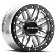Load image into Gallery viewer, Raceline A91MA Ryno 15x10in/4x156 BP/0mm Offset/132.5mm Bore - Machined &amp; Black Ring Beadlock Wheel
