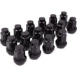Load image into Gallery viewer, Raceline Conical Lug Nuts - 3/8in-24 - 16 Pack - Black