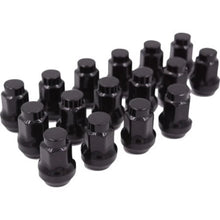 Load image into Gallery viewer, Raceline Conical Lug Nuts - 3/8in-24 - 16 Pack - Black