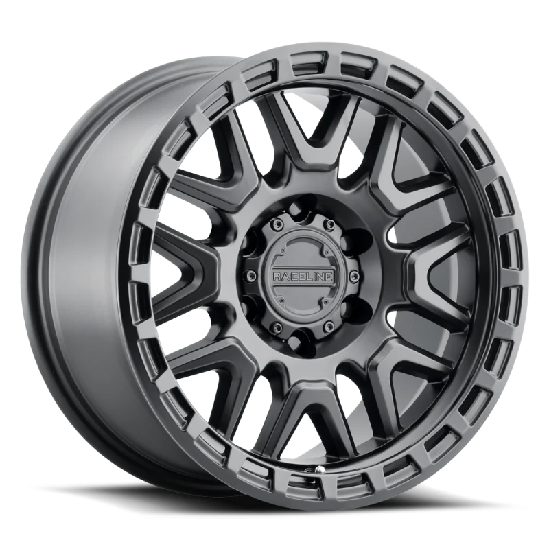 Raceline Krank Wheel 20x9 8x165.1- Satin Black