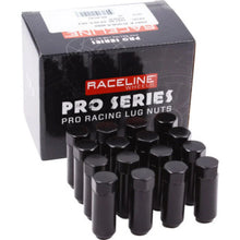 Load image into Gallery viewer, Raceline Military Lug Nuts - 3/4in -12mm x 1.5in - 16 Pack - Black
