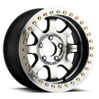 Load image into Gallery viewer, Raceline RT260 Avenger 17x8.5in/5x139.7 BP/-32mm Offset/107.95mm Bore - Black &amp; MACH. Beadlock Wheel