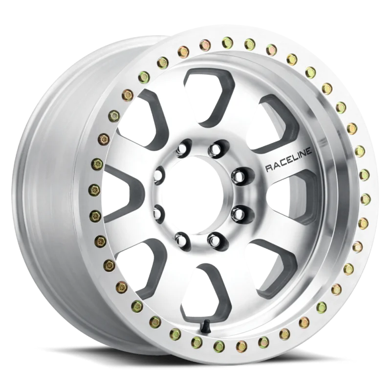 Raceline RT260M Avenger 17x9in / 5x139.7 BP / -12mm Offset / 107.95mm Bore - Machined Beadlock Wheel