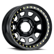 Load image into Gallery viewer, Raceline RT51 Daytona Rock 17x9in/8x165.1 BP/-38mm Offset/130.81mm Bore - Gloss Black Beadlock Wheel