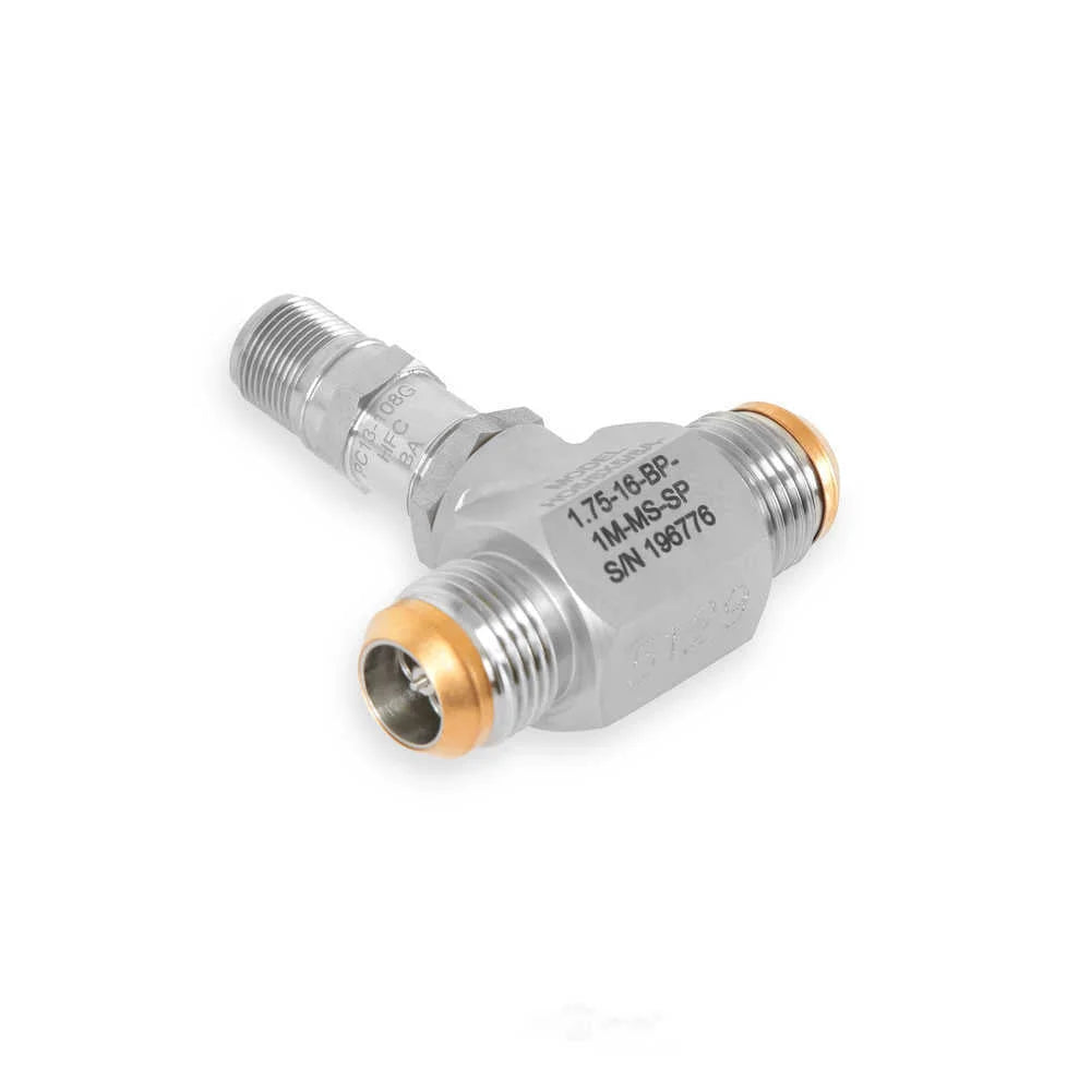 Racepak -10 Stainless Steel Flow Meter 800-FM-AN10-SS - Side View