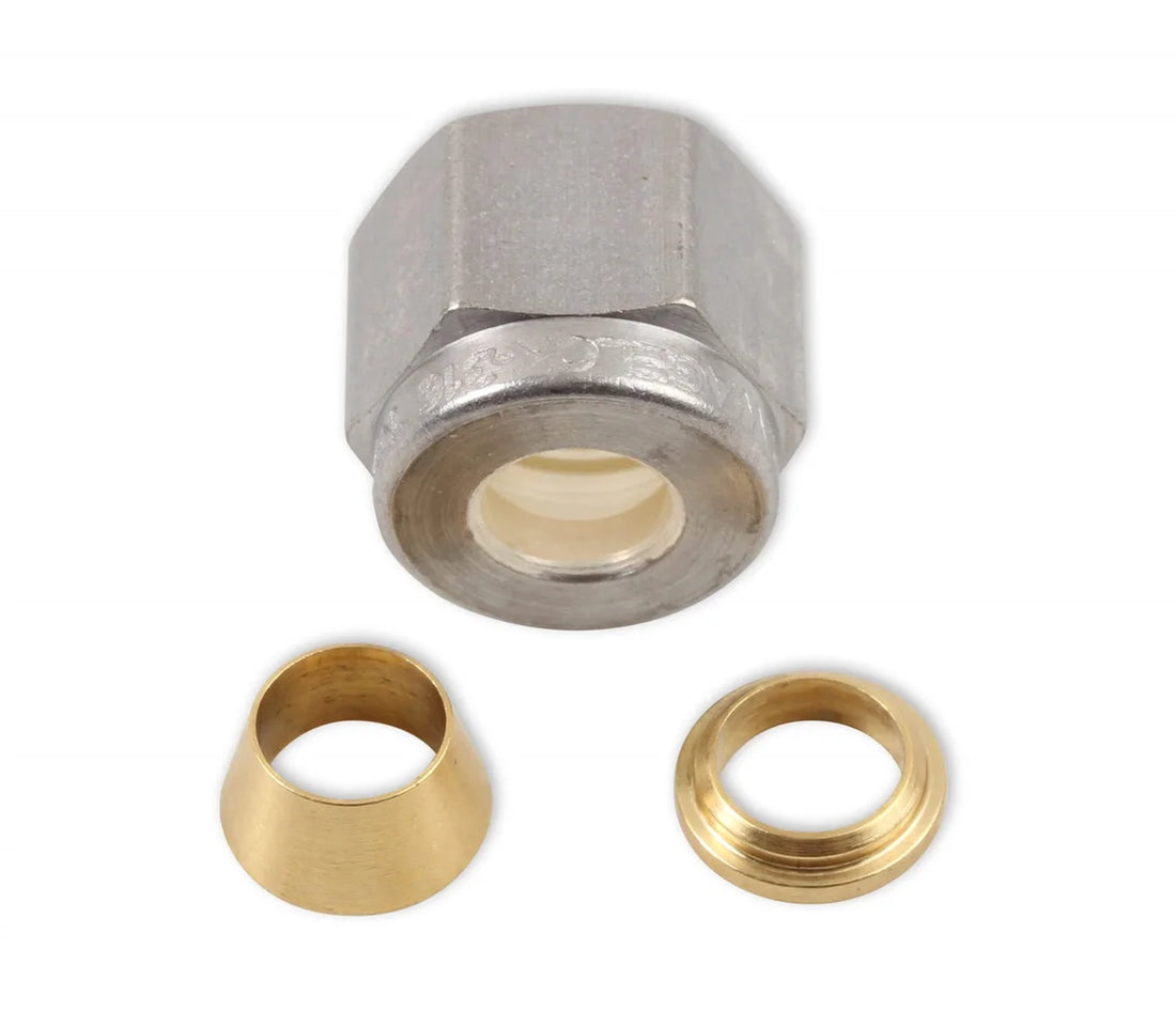 Racepak 1/4" THERMOCOUPLE NUT & FERRULE 800-TX-NF4 - Side View