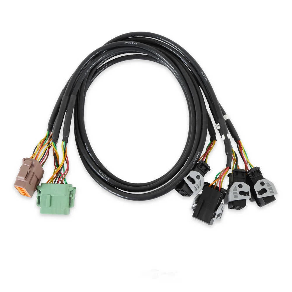 Racepak 4 Channel Air/Fuel Module and Harness for 1-3-5-7 Cylinder Layout 220-VM-AF4-1357 - Back View