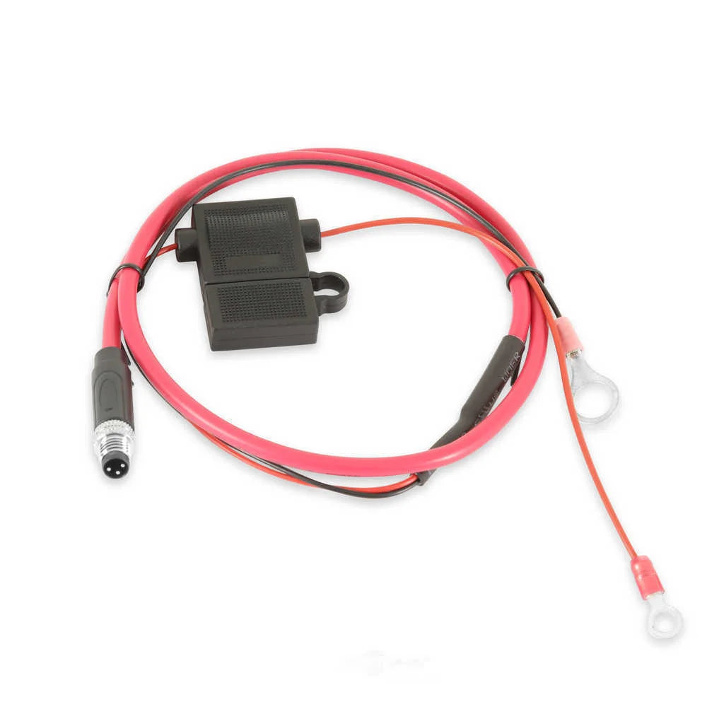 Racepak Power Cable for Power/RPM Harness, Red, 36" Terminated 280-CA-RD036FS - Side View