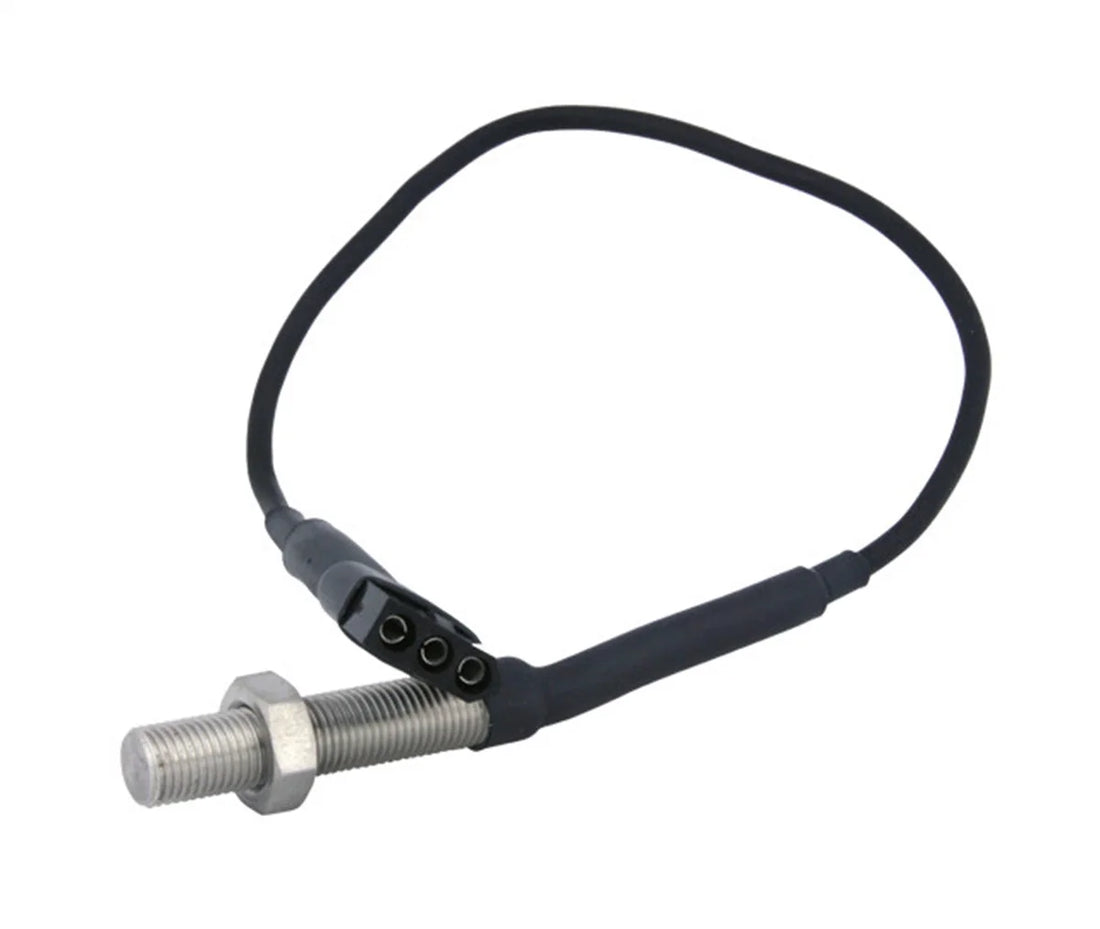 Racepak RPM Sensor, 3-Wire, 3/8-24 Thread, Ring Gear, Wheel Speed 800-SS-MSC-3 - Side View