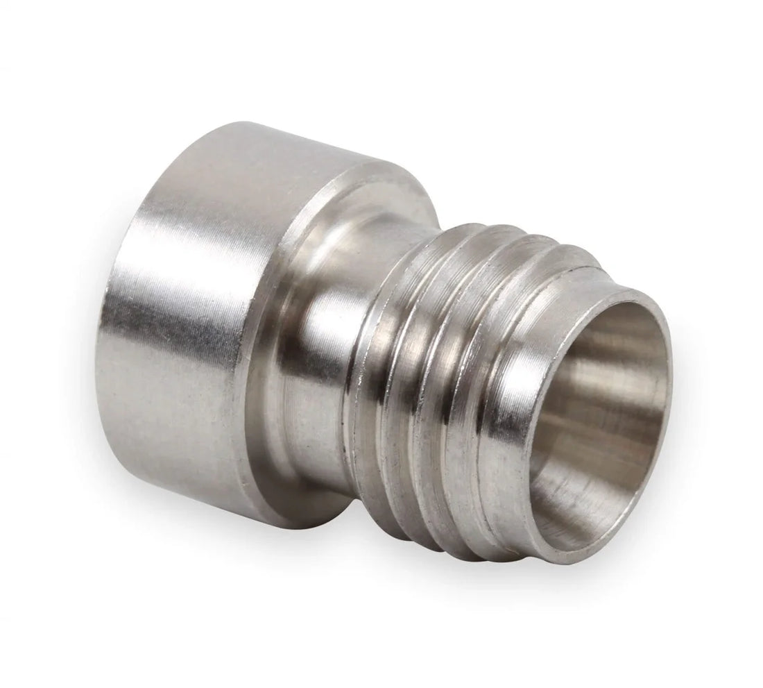 Racepak Stainless steel weldment bung for 1/4" EGT probes. 800-TX-WELD4SS - Side View