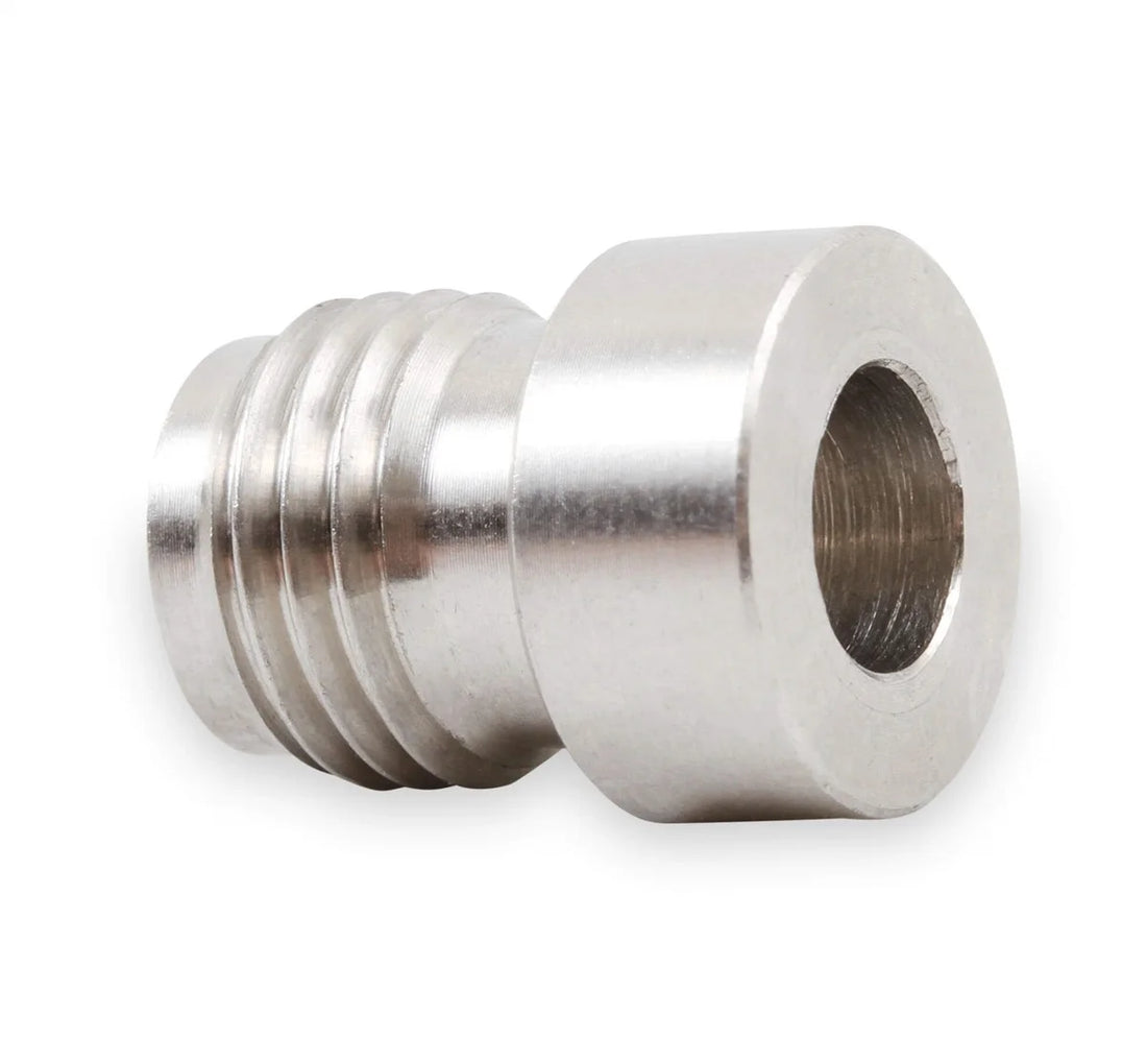 Racepak Stainless steel weldment bung for 1/4" EGT probes. 800-TX-WELD4SS - Installation View
