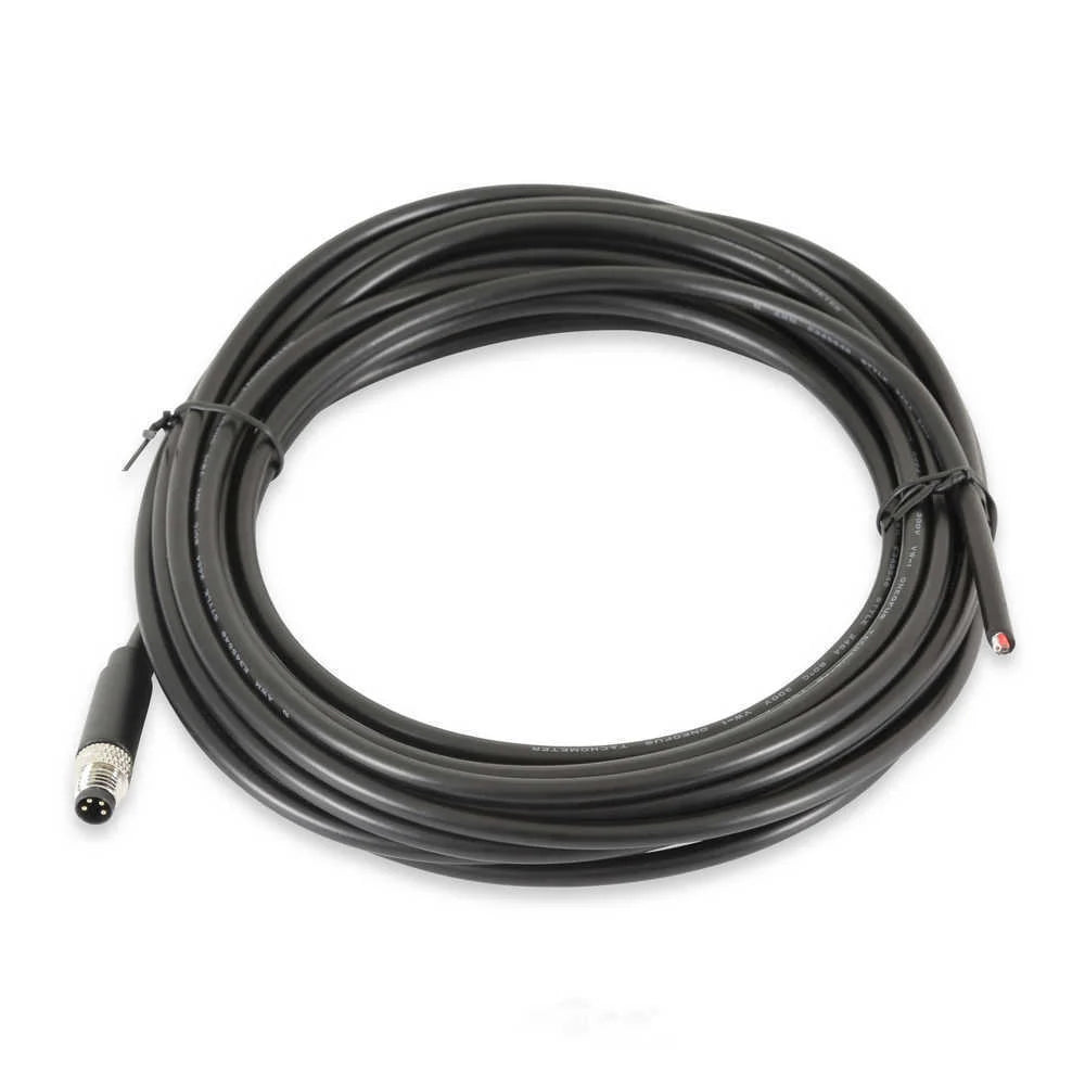 Racepak Tachometer Cable for Power/RPM Harness, Black, 240" Unterminated 280-CA-BK240CT - Side View
