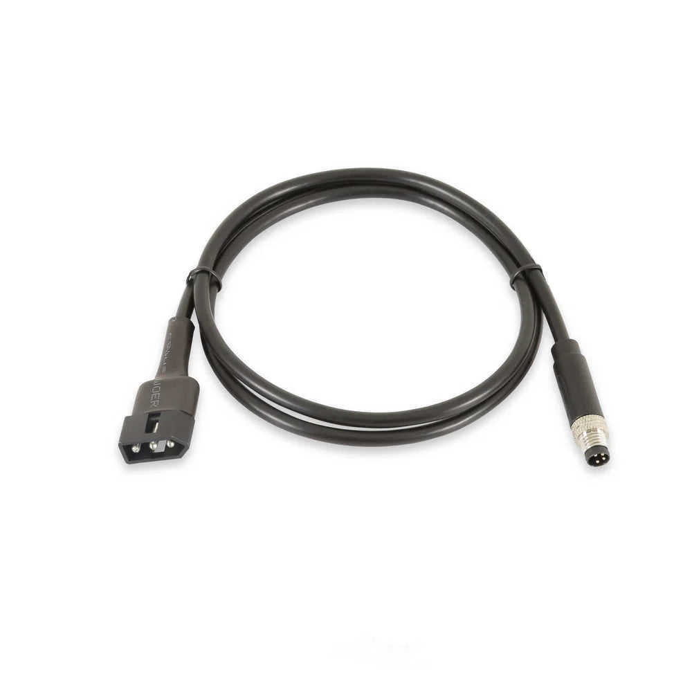 Racepak Tachometer Cable for Power/RPM Harness, Black, 36" Terminated 280-CA-BK036R3 - Back View