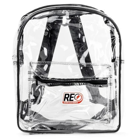 Racing Electronics Backpack Clear w/Black Trim WTOTE