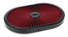 Load image into Gallery viewer, Racing Power Company 12in Super Flow Air Cleaner Red Mesh