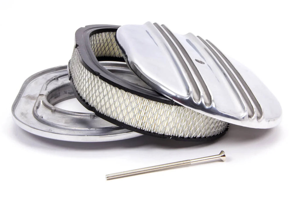 Racing Power Company 12x2 Alum Oval Finned A/C Polished
