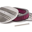 Load image into Gallery viewer, Racing Power Company 12x2 Alum Oval Finned A/C Polished
