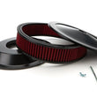 Load image into Gallery viewer, Racing Power Company 14in X 3in Muscle Style Air Cleaner Black/Red