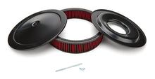 Load image into Gallery viewer, Racing Power Company 14inX3in Performance Sty le Air Cleaner Blk/Red