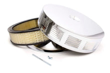 Load image into Gallery viewer, Racing Power Company 14x3 Louvered Drop Base A/C Chrome