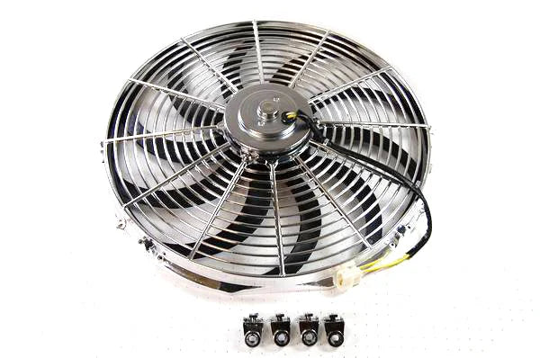 Racing Power Company 16In Electric Fan Curved Blades