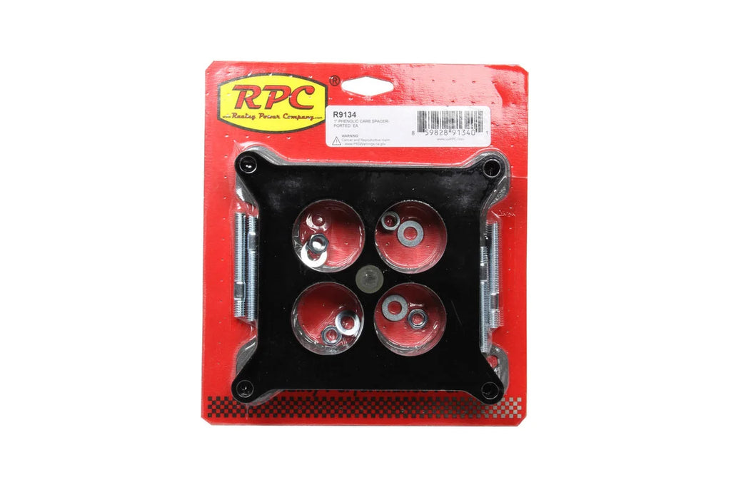 Racing Power Company 1In Phenolic Carb Space r- Ported
