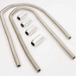 Load image into Gallery viewer, Racing Power Company 2-44in Stainless Heater Hose Kit w/Polished Ends
