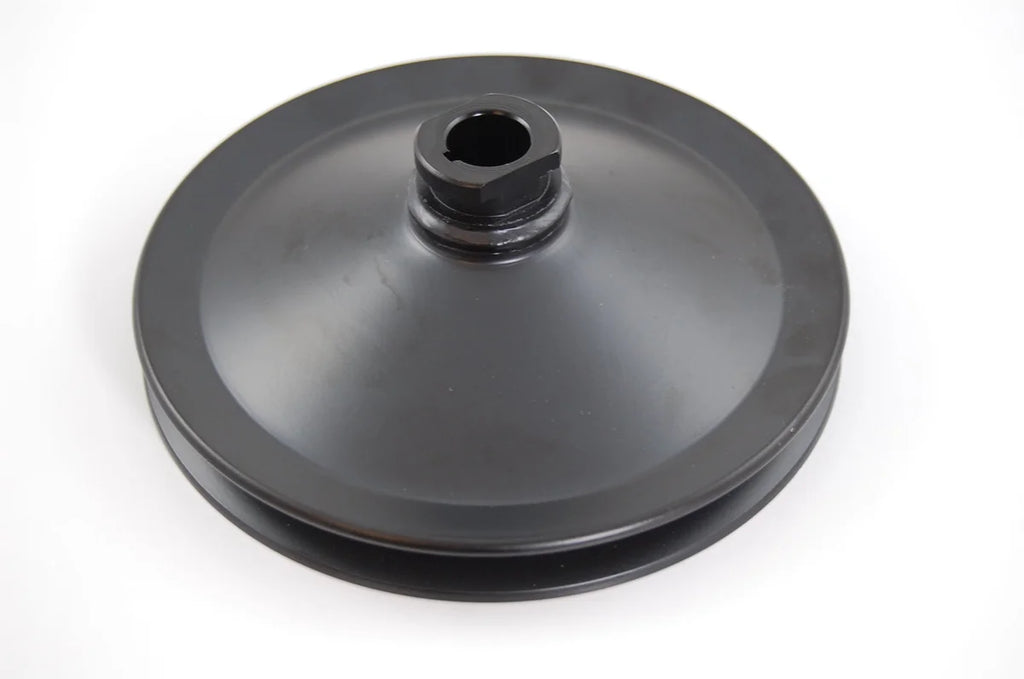 Racing Power Company 283/327 GM SB Power Stee ring Pulley Black