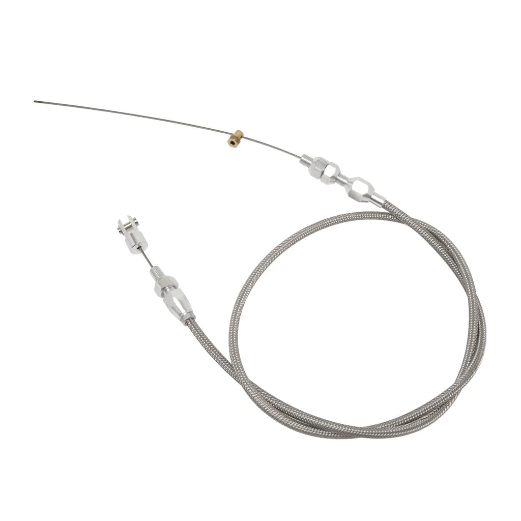 Racing Power Company 48in Universal EFI Throttle Cable Stainless