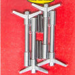 Load image into Gallery viewer, Racing Power Company 4in Chrome Wing Nuts 1 1/4-20  4pk