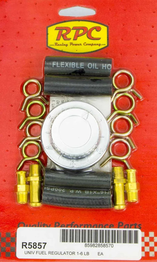 Racing Power Company 5/16in & 3/8in Adj. Fuel Regulator