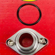 Load image into Gallery viewer, Racing Power Company 55-64 Chevy V8 Alum Str Up Water Neck Polished
