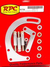 Load image into Gallery viewer, Racing Power Company 55-69 SBC Steel Low Mt Alt Bracket Chrome