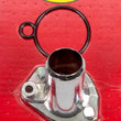 Load image into Gallery viewer, Racing Power Company 65-75 SBF Steel Water Neck Chrome
