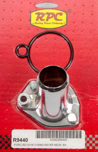 Load image into Gallery viewer, Racing Power Company 65-75 SBF Steel Water Neck Chrome