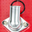 Load image into Gallery viewer, Racing Power Company 66-75 Chevy V8 Alum 15 Deg Water Neck Polished