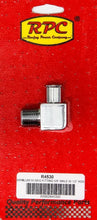 Load image into Gallery viewer, Racing Power Company 90 Degree Alum Fitting 5/8 x 1/2 Chrome