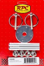 Load image into Gallery viewer, Racing Power Company Alum Hood Pin Kit Anodiz e Silver