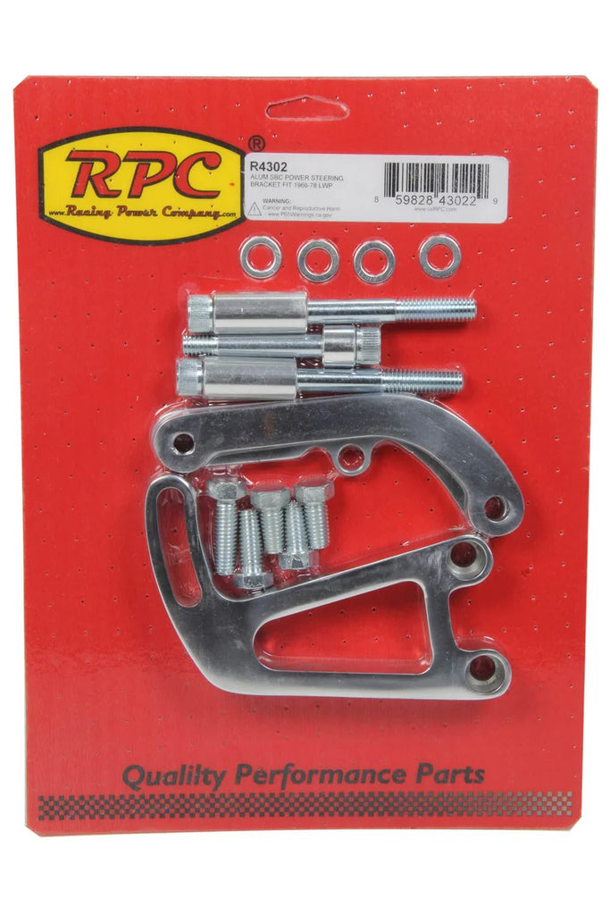 Racing Power Company Alum SBC Power Steering Bracket